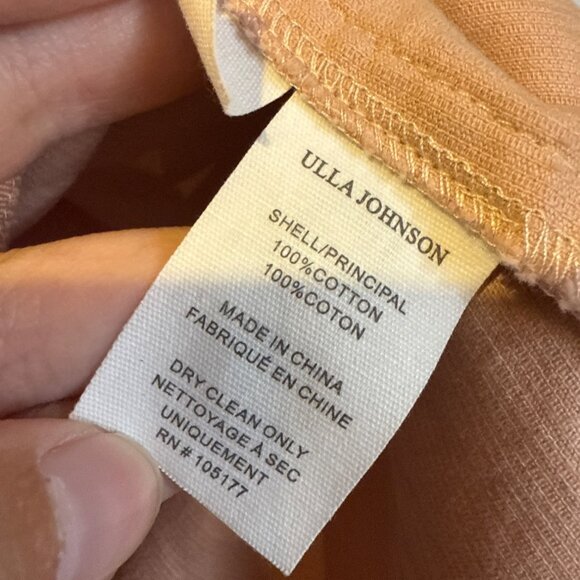 Ulla Johnson Frankie Tunic in Pale Oak 4 Bohemian Feminine Romantic Elegant Boho - Picture 6 of 9